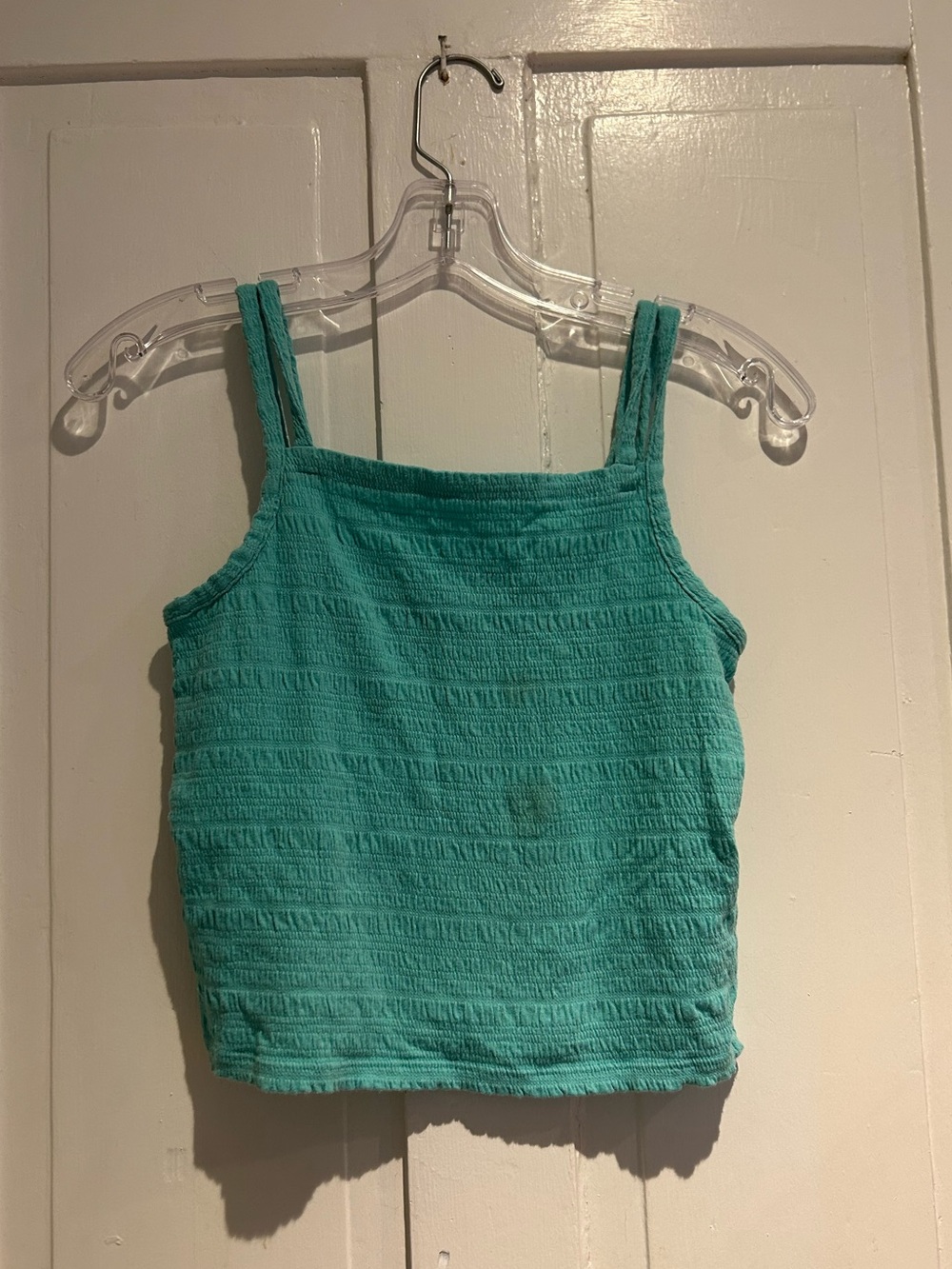 Girls teal tank top